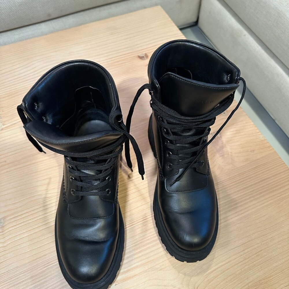 Moncler Combat Boots - Black (Women's EU 38/Size 8) - Picture 9 of 13